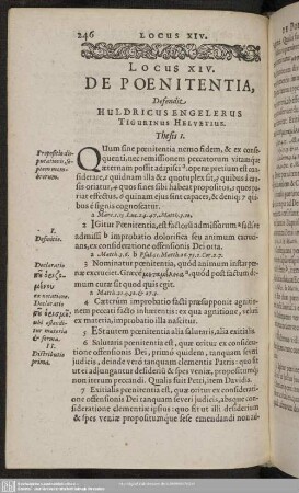 Locus XIV. De Poenitentia