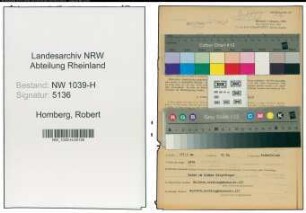 Entnazifizierung Robert Homberg , geb. 19.12.1907 (Angestellter)