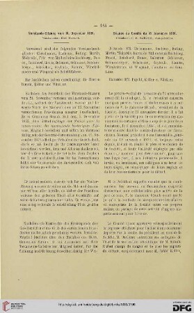 Vorstands-Sitzung vom 16. Dezember 1891 / Séance du Comité du 16 décembre 1891