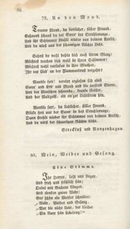 80. Wein, Weiber und Gesang