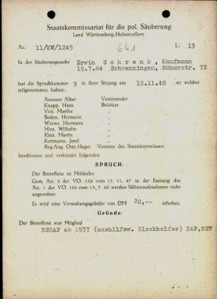 Schrenk, Erwin