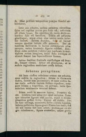 173-202, Arbores peregrinae - Frutices