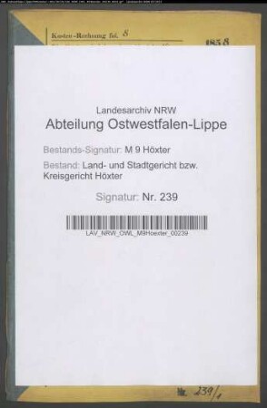 Testamente K. Kreß, Krevet, Kröger