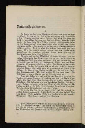Nationalsozialismus.