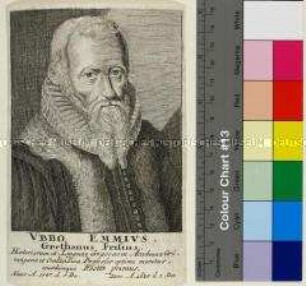 Porträt des Altphilologen und Historikers Ubbo Emmius