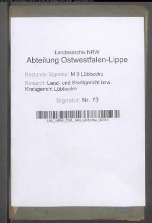 Verzeichnis der noch anzulegeneden Hypotheken-Folien von Colonaten in den Bauerschaften Alswede, Lashorst, Hedem, Fabbenstedt, Vehlag, Gehlenbeck, Isenstedt, Nettelstedt und Frotheim