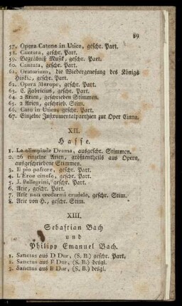XII. Hasse