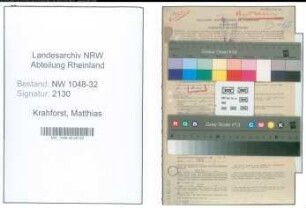 Entnazifizierung Matthias Krahforst , geb. 15.02.1887 (Beamter)