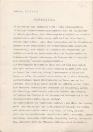 [W204]: Gutachten : 1) Aus dem von Karl Herloßsohn (1804 - 1849) hrsg. 10-bändigen "Damen-Conversations-Lexikon", 1834 bei Fr. Volckmar in Leipzig erschienen, (...) hat Peter Kaeding für den Union Verlag ...