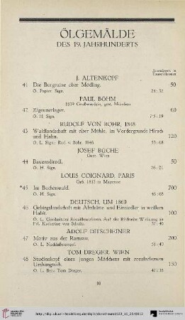 Ölgemälde des 19. Jahrhunderts (Nr. 41-106a)