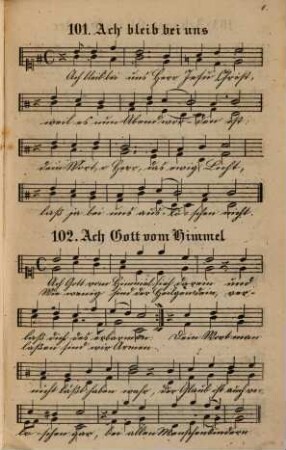 Geistliche Melodien meist aus dem 16. und 17. Jahrh. in ihren ursprünglichen Tönen und Rhythmen : zum Gebrauche für Schule und Haus. [2], Zweites Hundert