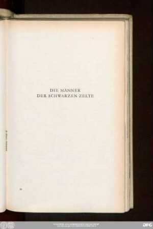 Die Männer Der Schwarzen Zelte
