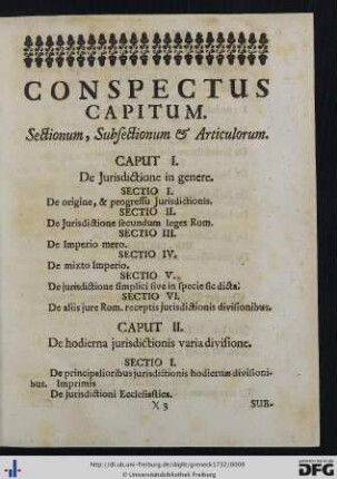Conspectus Capitum.