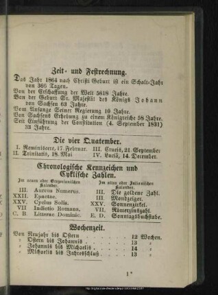 Die vier Quatember