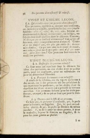 Vingt Et Unième Leçon. [-] Quarantième Leçon.