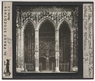 Ulm, Münster : Außenansicht v. W, Vorhalle