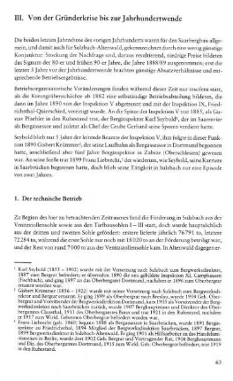 III. Von der Gründerkrise bis zur Jahrhundertwende