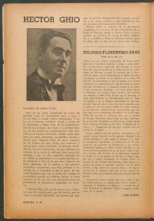 Hector Ghio : Palabras de Pablo Piazza