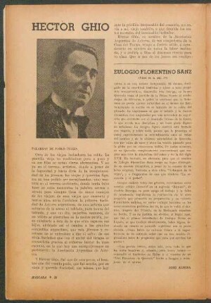 Hector Ghio : Palabras de Pablo Piazza