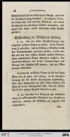 Beschreibung der Muehlen im Gebuerg