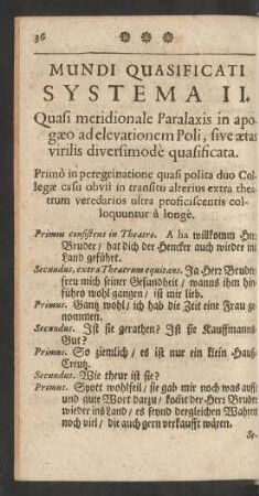 Mundi Quasificati Systema II.