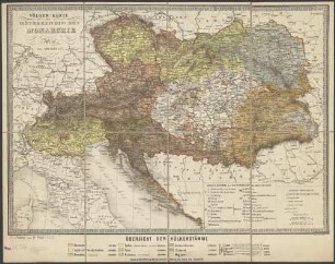 Völker-Karte der oesterreichischen Monarchie