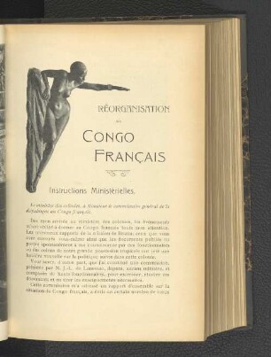 Réorganisation de Congo Francais
