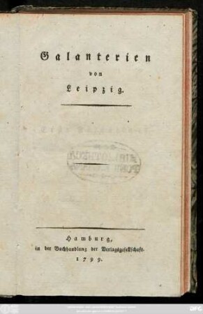 Galanterien von Leipzig
