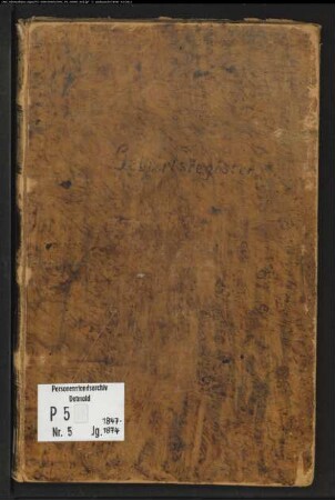 Zivilstandsregister der Juden mit den Orten Geseke, Mönninghausen und Störmede (G 1847-1874) (Gemeinde: Geseke, Kreis Lippstadt)