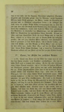 IV. Cyrus, der Stifter des persischen Reiches