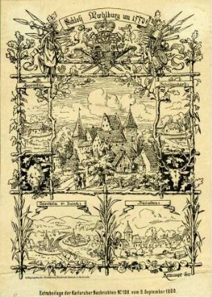 Schloss Mühlburg um 1550