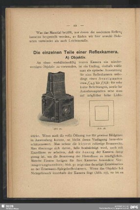 A) Objektiv