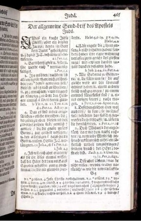 Der allgemeine Send-Brif des Apostels Judä