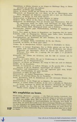 Wir empfehlen zu lesen.