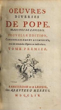 Oeuvres Diverses De Pope : Traduites De L'Anglois, 1