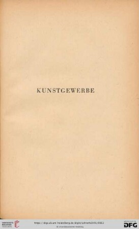 Kunstgewerbe