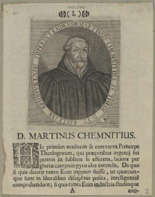 Bildnis des Martinus Chemnitius