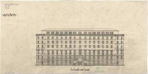 Fischer, Theodor; Genf (Schweiz); Völkerbundpalast - Ostseite (Ansicht)