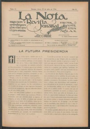 La futura presidencia