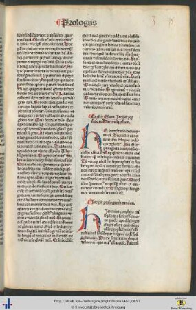 Prᶒfatio et prologi in Hieremiam prophetam