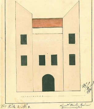 Drei Baugesuche (Blatt 134 bis 141)