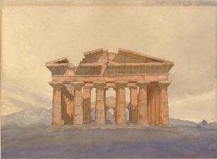 Littmann, Max; Paestum (Prov. Salerno, Italien); Neptuntempel - Ansicht