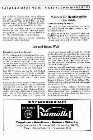 Du und Deine Welt