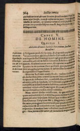 Caput V. De Homine.