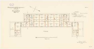 Joachimsthalsches Gymnasium, Templin: Schülerwohngebäude Villa V und VI: Grundriss Dachgeschoss 1:100