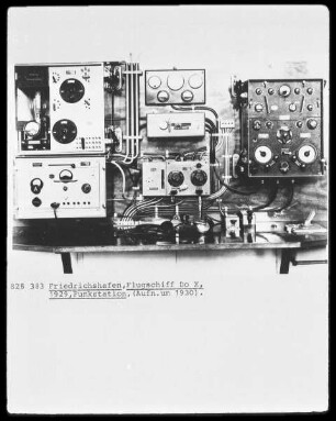 Die Funkstation des Flugschiffes Do X, 1929
