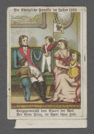 Die königliche Familie im Jahre 1800.