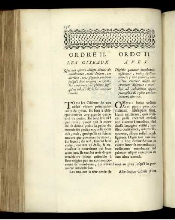 Ordo II. Aves.
