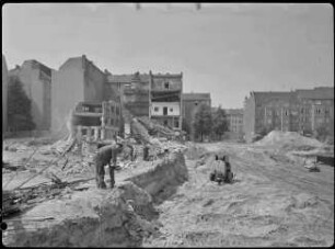 Baustelle zwischen Kurfürstendamm und Wilmersdorfer Straße