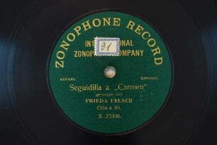 Seguidilla a. "Carmen" / [G. Bizet]